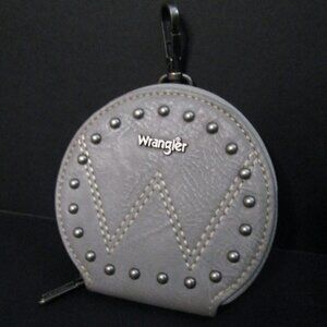 GRAY WRANGLER COIN PURSE 3.5" Diameter